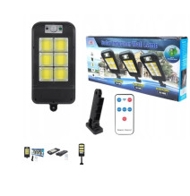 Proiector solar 6 celule,150 LED-uri COB ,cu senzor de miscare, sistem prindere inclus